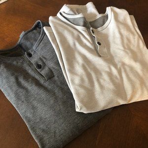 Lululemon Men's Henley Long Sleeve Pair